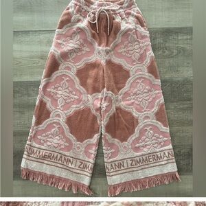 Zimmerman women’s terry cloth pants 0P